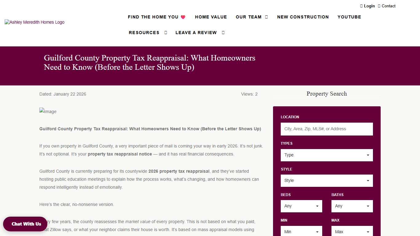 Guilford County Property Tax Reappraisal: What Homeowners Need to Know (Before the Letter Shows Up)